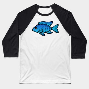 Blue peacock cichlid - freshwater aquarium fish Baseball T-Shirt